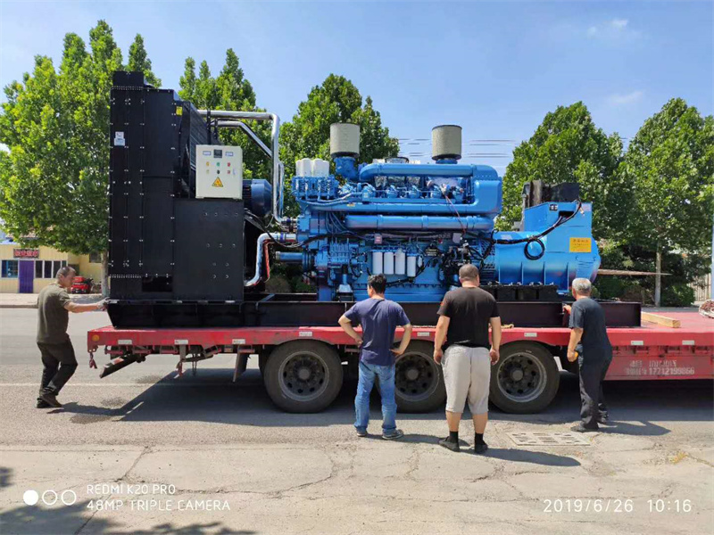 嵐縣污水處理廠350KW濰柴機組、2000KW博杜安機組